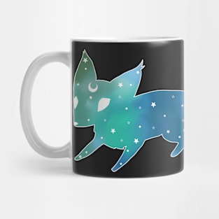 Celestial Moon Fox Mug